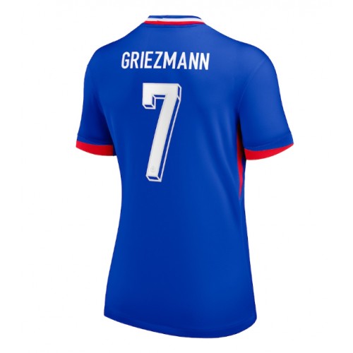 Fotballdrakt Dame Frankrike Antoine Griezmann #7 Hjemmedrakt EM 2024 Kortermet